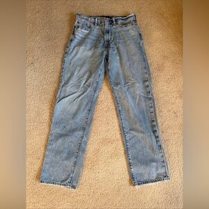 Abercrombie & Fitch Denim Light Blue Jeans Lightweight Loose | 28Wx32L